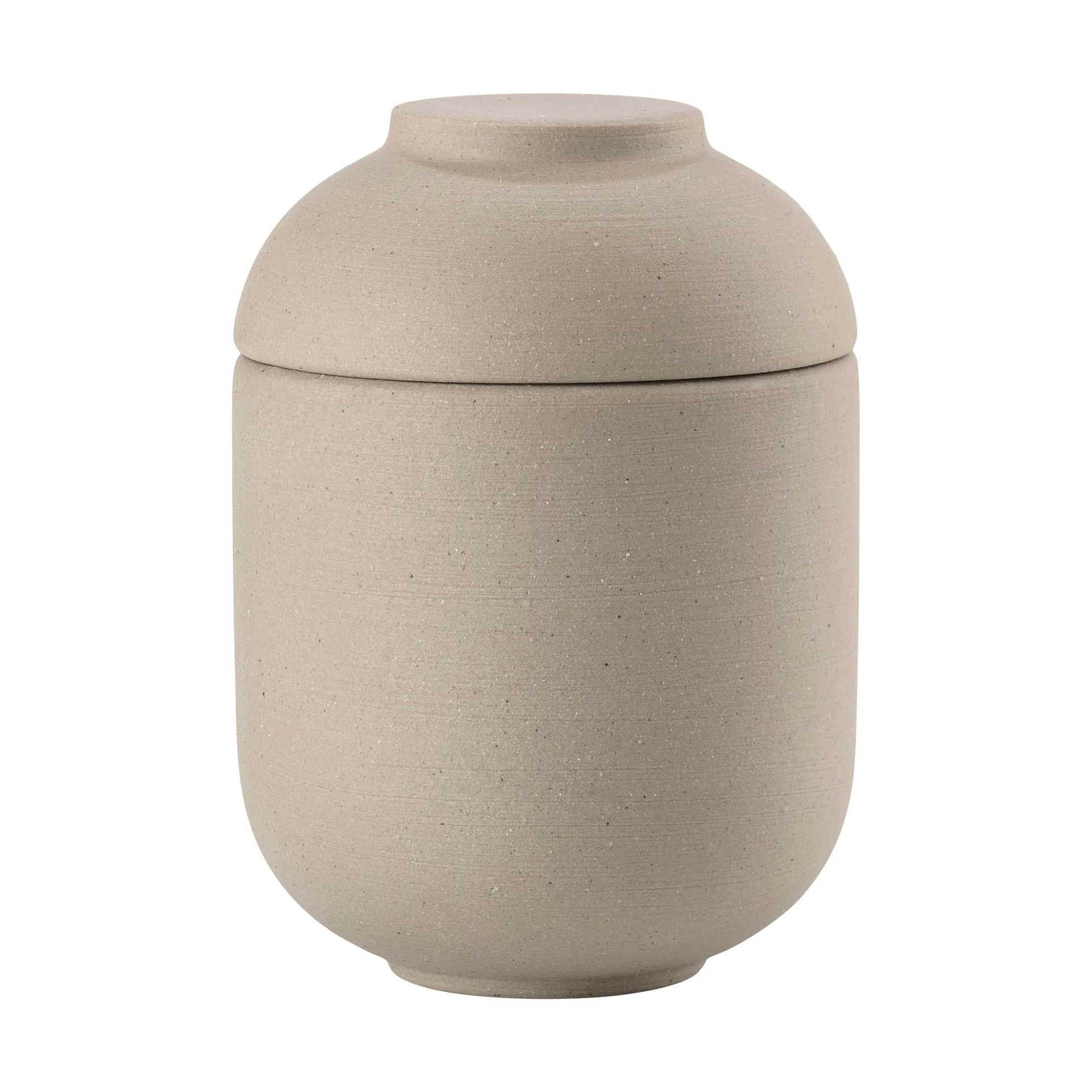 Sensu jarra com tampa Ø6,5x9 cm, Taupe Zone Denmark