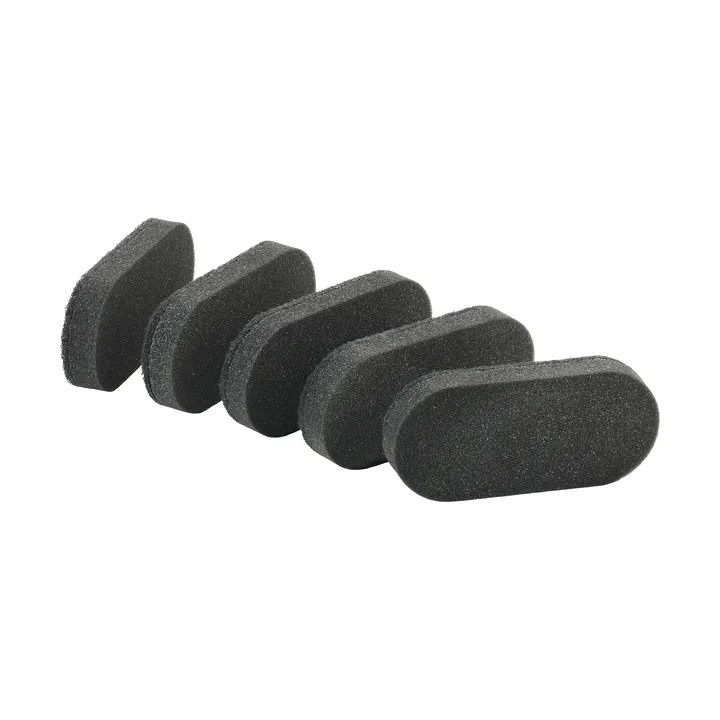 Singles esponjas de loiça 5-pack - preto - Zone Denmark