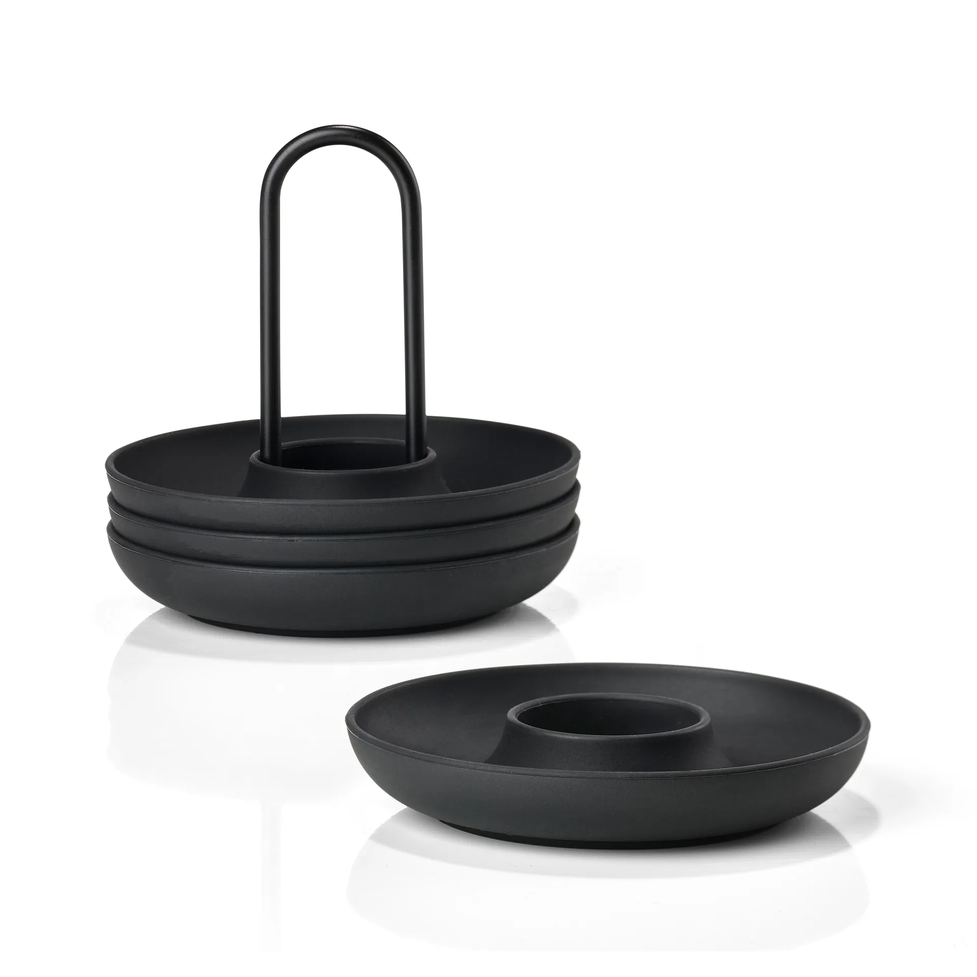 Suporte de ovo Singles, 4 unid., Preto Zone Denmark