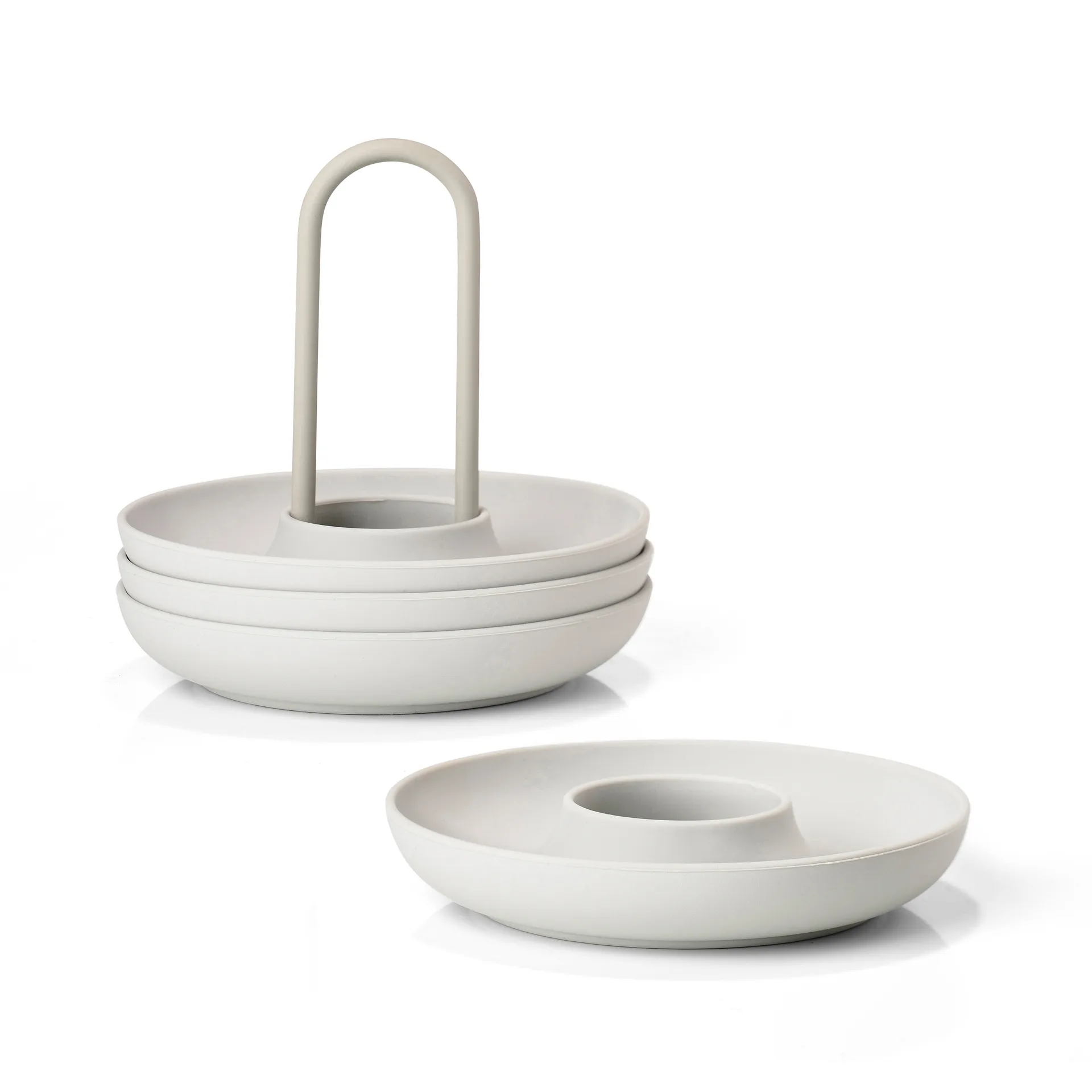 Suporte de ovo Singles, 4 unid., Warm Grey Zone Denmark