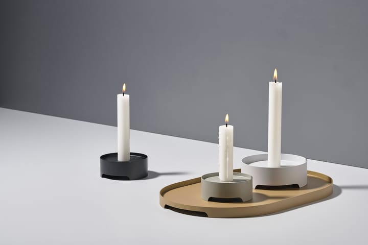 Suportes de vela Singles Ø9 cm, Preto Zone Denmark