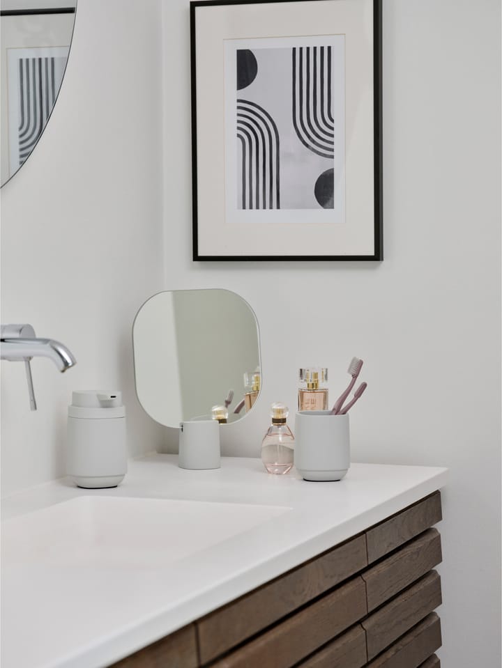 Time espelho de mesa 26,5 cm, Soft Grey Zone Denmark