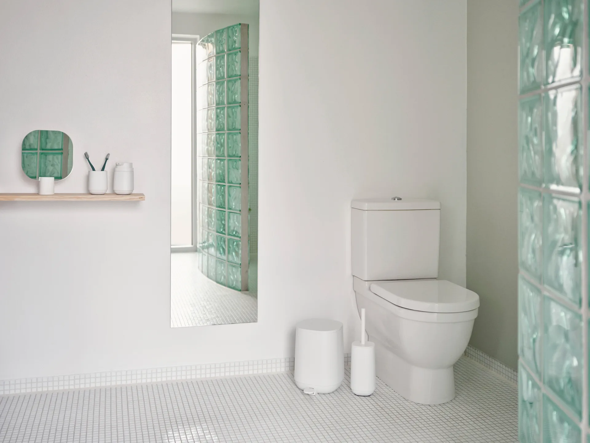 Time lixeira com pedal 3 l, Branco Zone Denmark