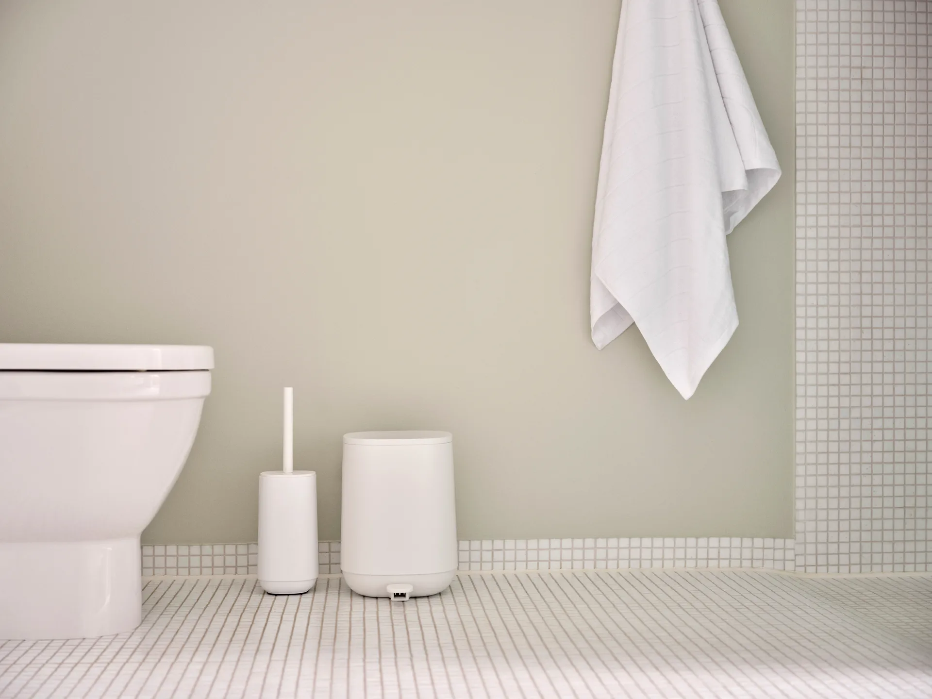 Time lixeira com pedal 3 l, Branco Zone Denmark