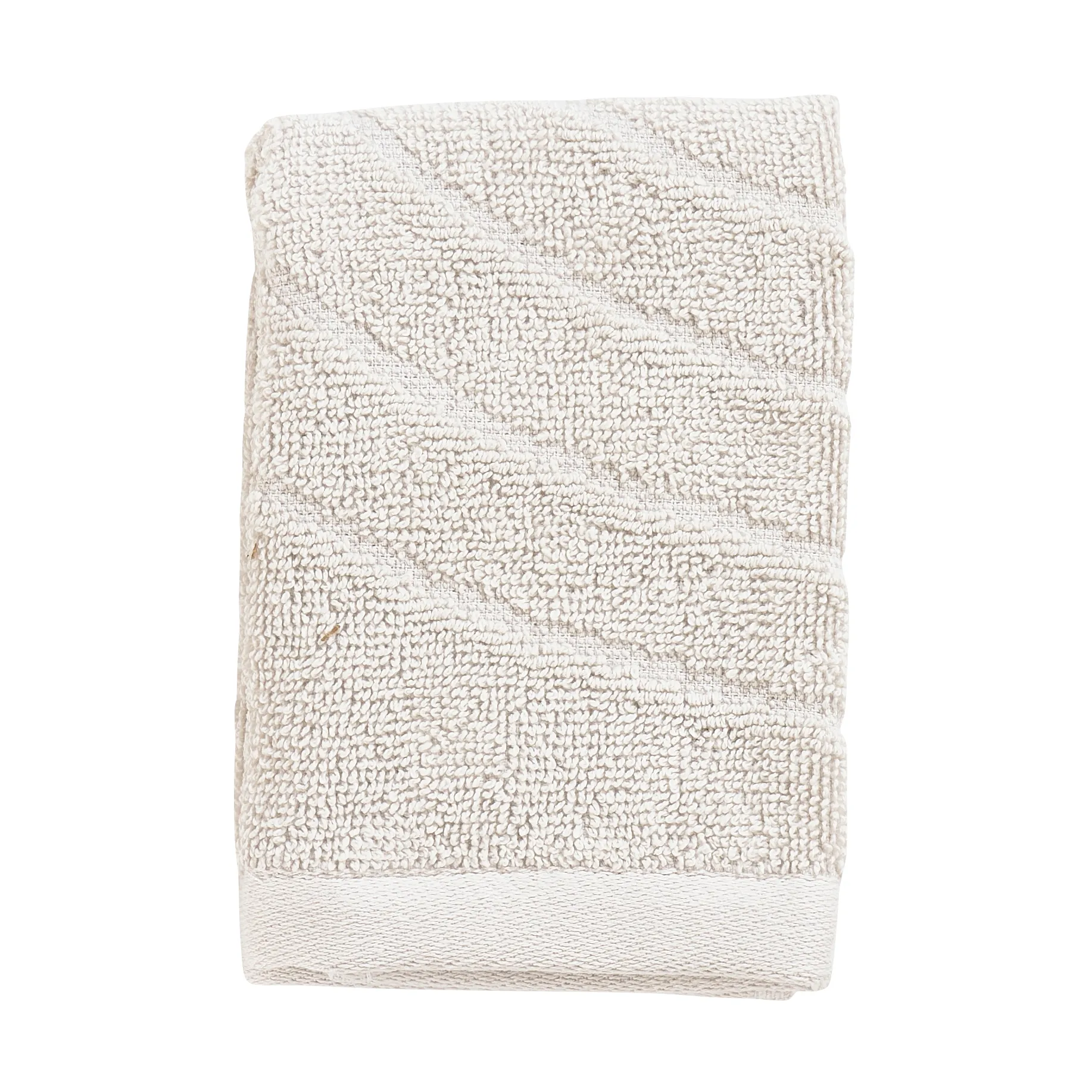 Time toalha de rosto 30x30 cm, Cinza suave Zone Denmark