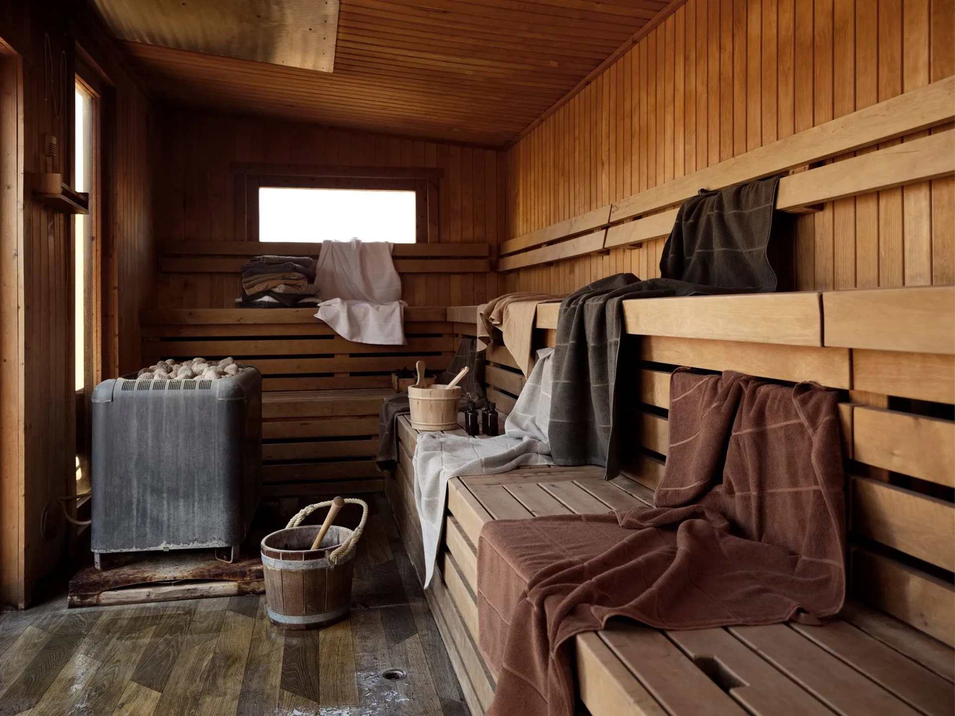 Toalha de sauna, Grey-blue fog-soft grey, 70x140 cm Zone Denmark