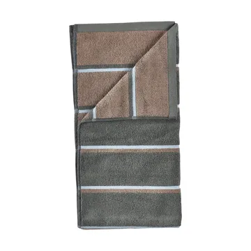 Toalha de sauna - Olive green-taupe-blue fog, 50x100 cm - Zone Denmark