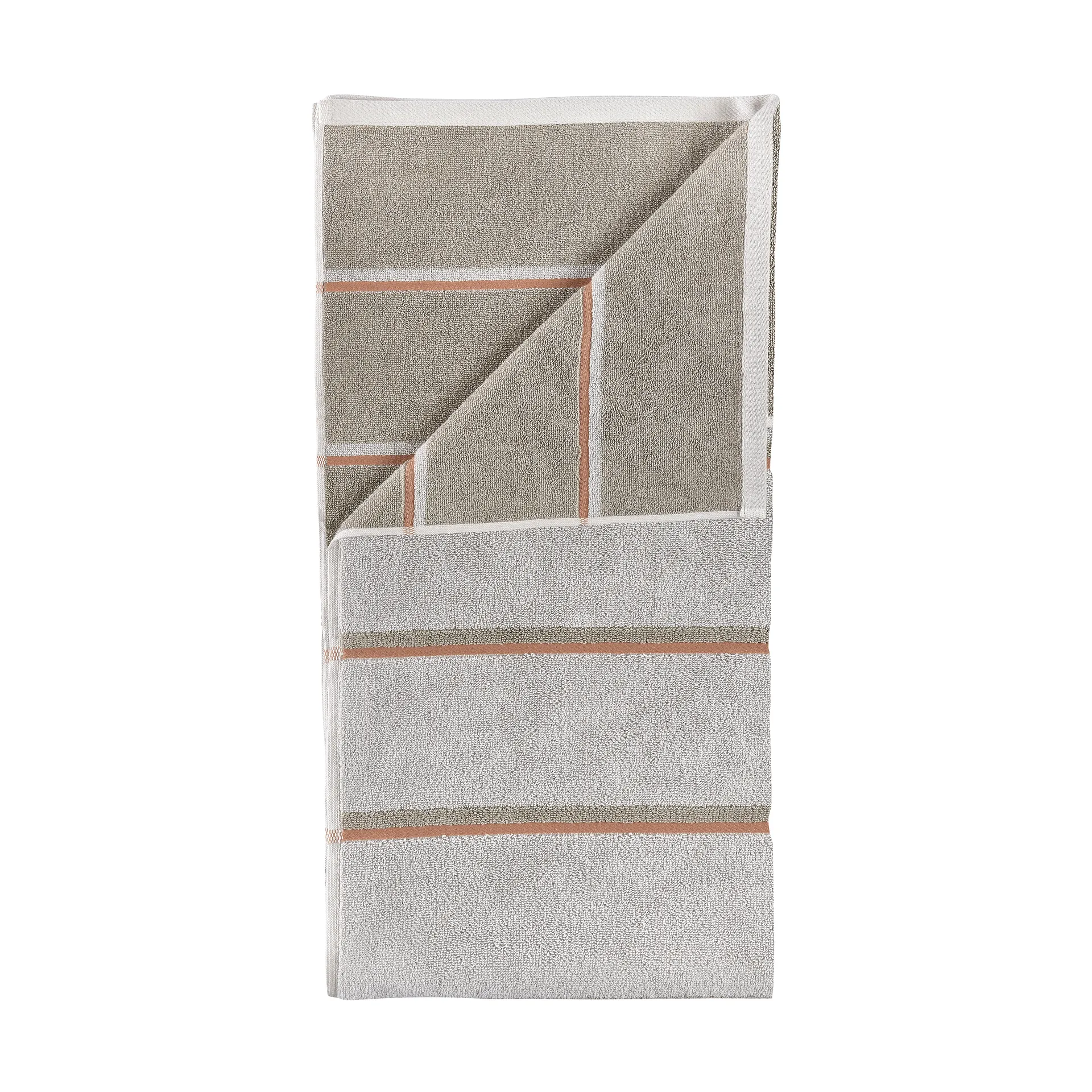 Toalha de sauna, Soft grey-eucalyptus-terracotta, 70x140 cm Zone Denmark