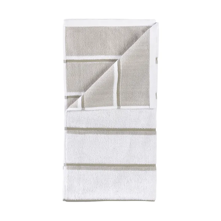Toalha de sauna - White-soft grey-eucalyptus, 70x140 cm - Zone Denmark