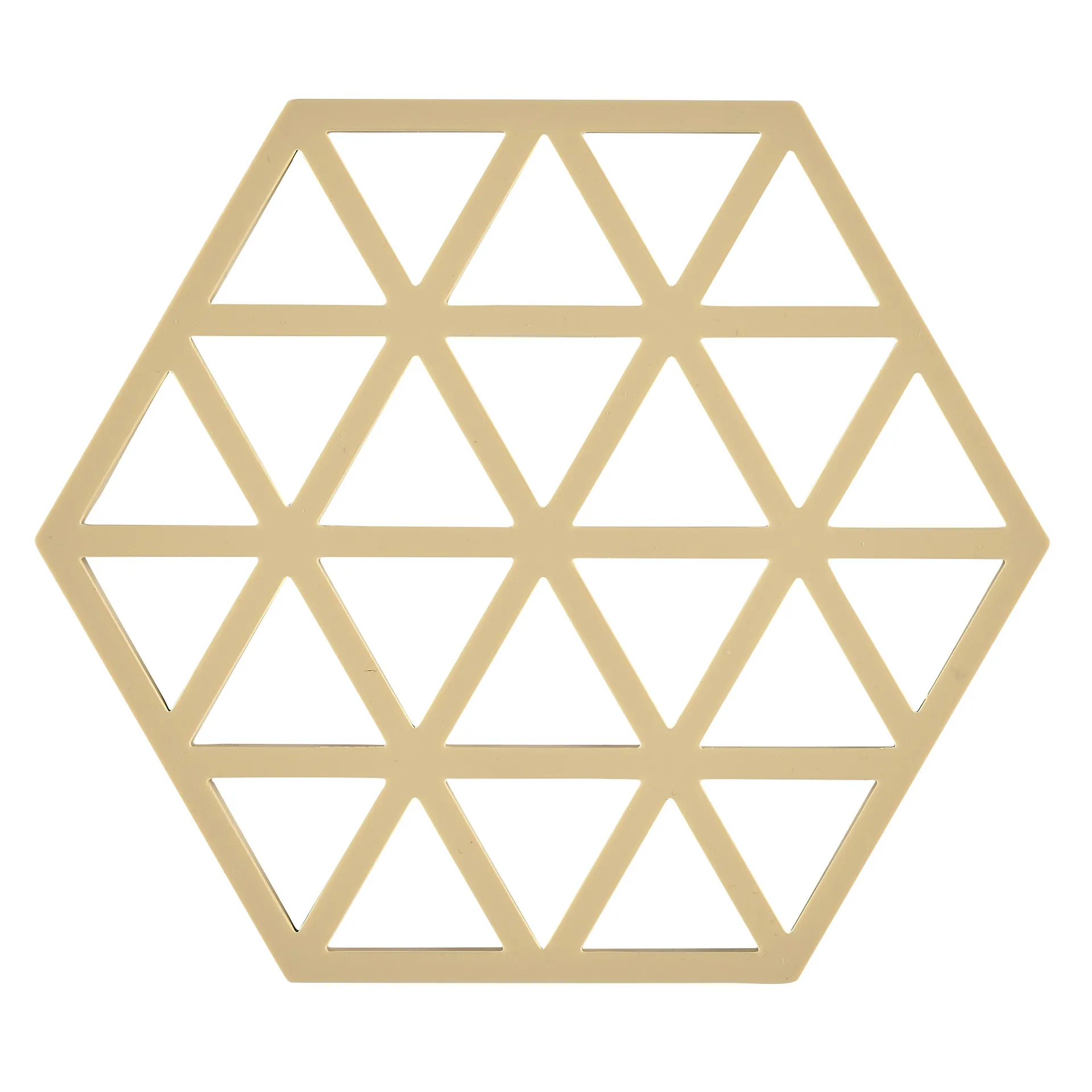 Tripé Triangles 14x16 cm, warm sand Zone Denmark