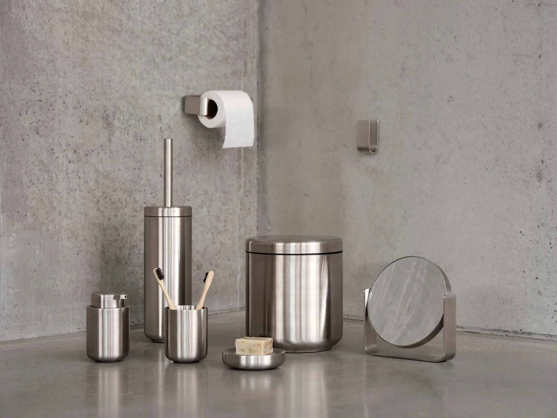 Ume suporte para papel higiênico , Aço Zone Denmark