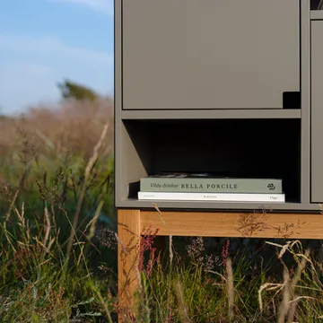 Armário Citti 6x3 - Mole cinzento-estrutura em carvalho mate lacado  - Zweed