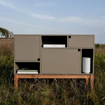 Armário Citti 6x3 - Mole cinzento-estrutura em carvalho mate lacado  - Zweed