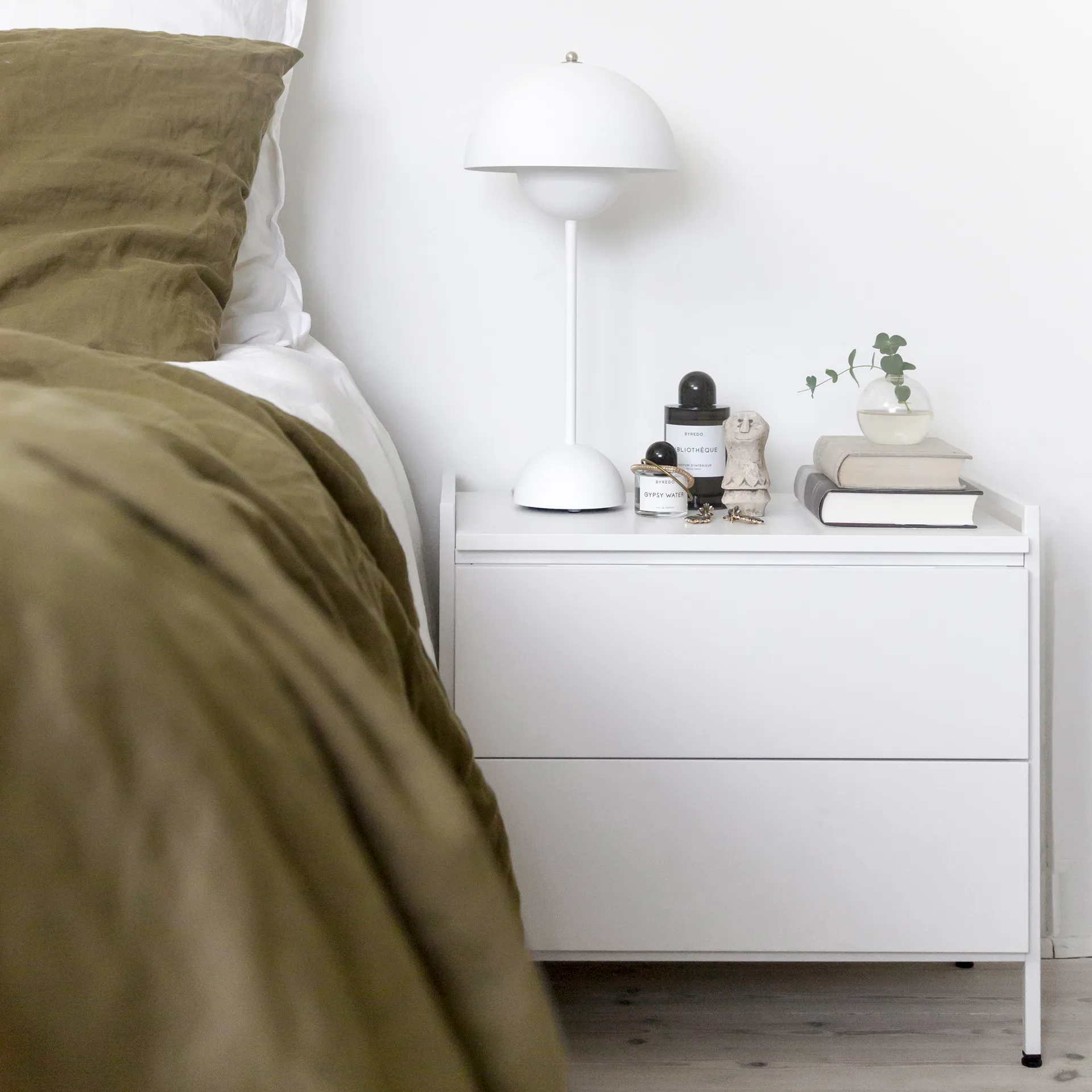 Módulo de gaveta Molto 560, branco, incluí moldura branca Zweed