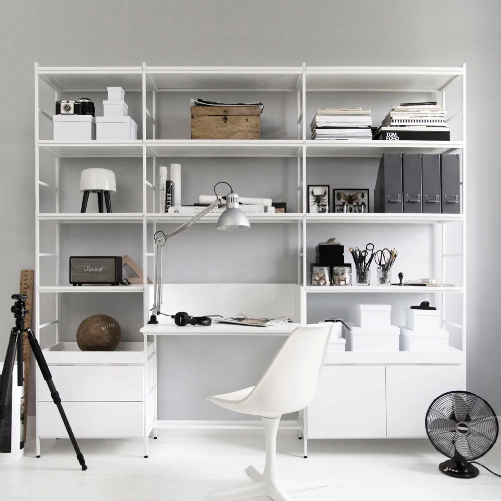 Painel para mesa de escritório Molto 2100, branco, fim Zweed