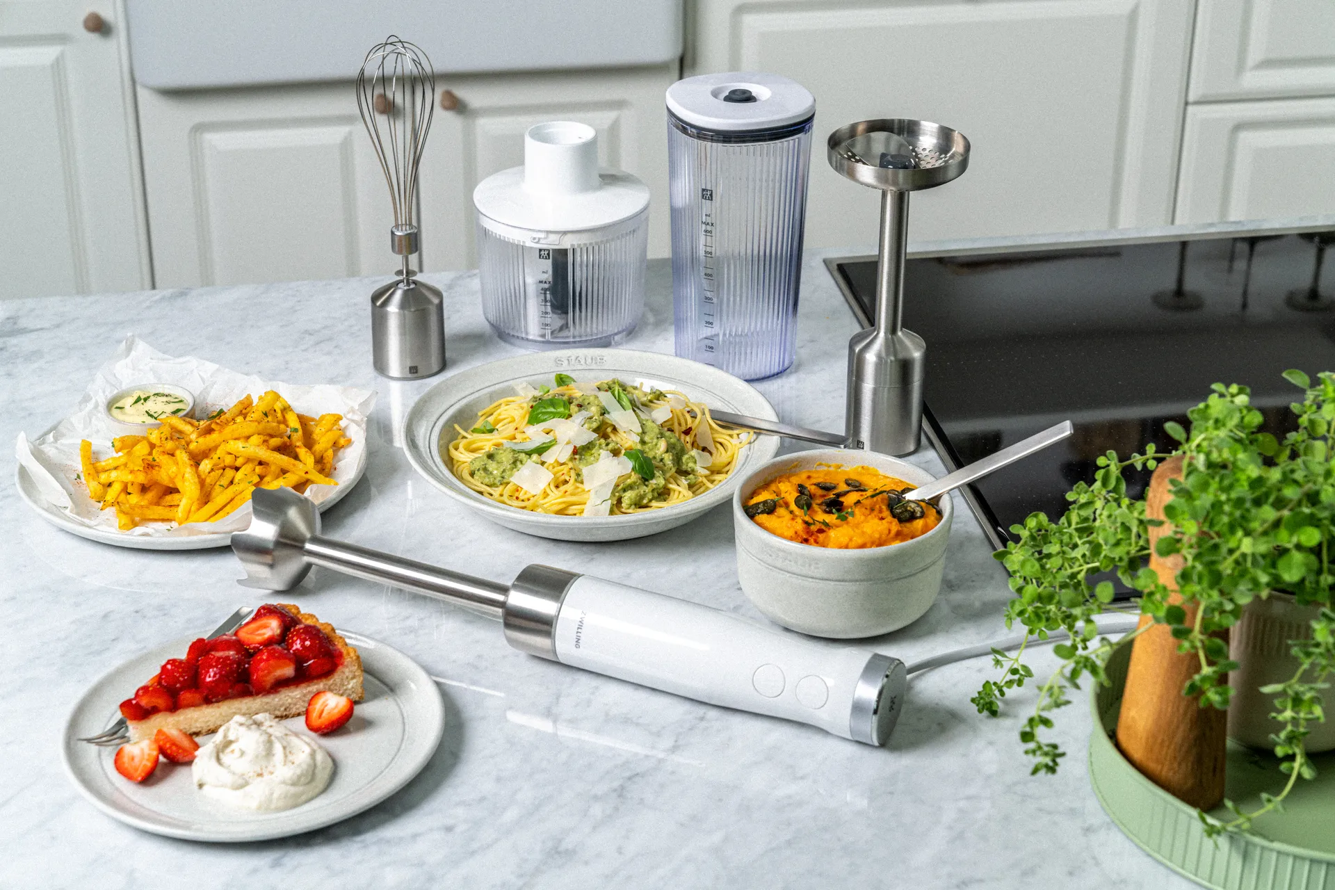 Acessório de esmagar de batatas para varinha mágica Zwilling 23 cm, Prateado Zwilling