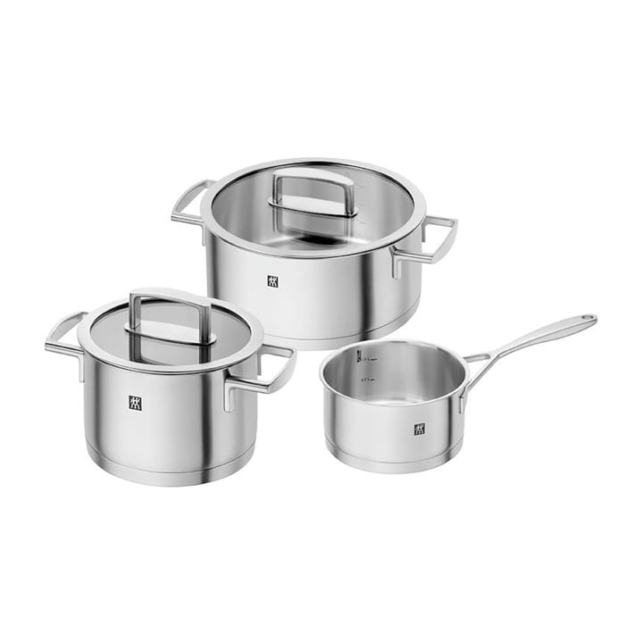 Caçarola Zwilling Vitality, conjunto de 5 peças, Aço inoxidável-transparente  Zwilling