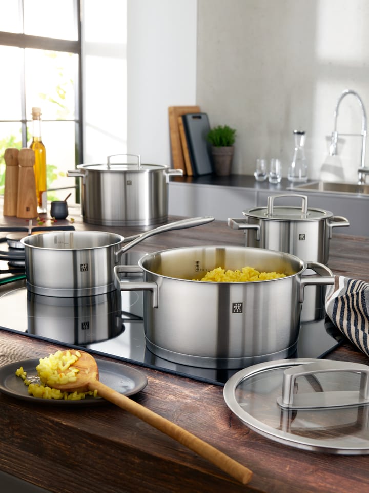 Caçarola Zwilling Vitality, conjunto de 5 peças, Aço inoxidável-transparente  Zwilling
