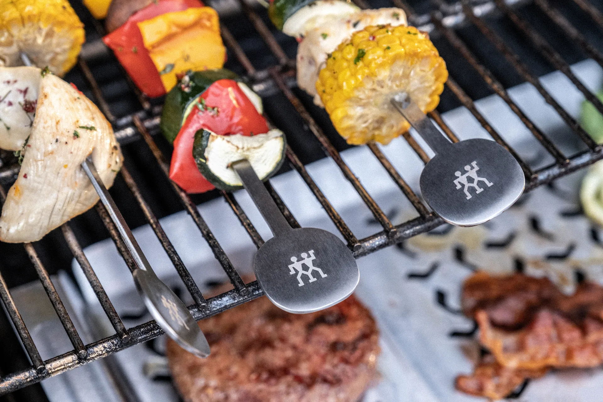 Zwilling BBQ+ espeto de grelha 5 unidades 29 cm, Aço inoxidável Zwilling