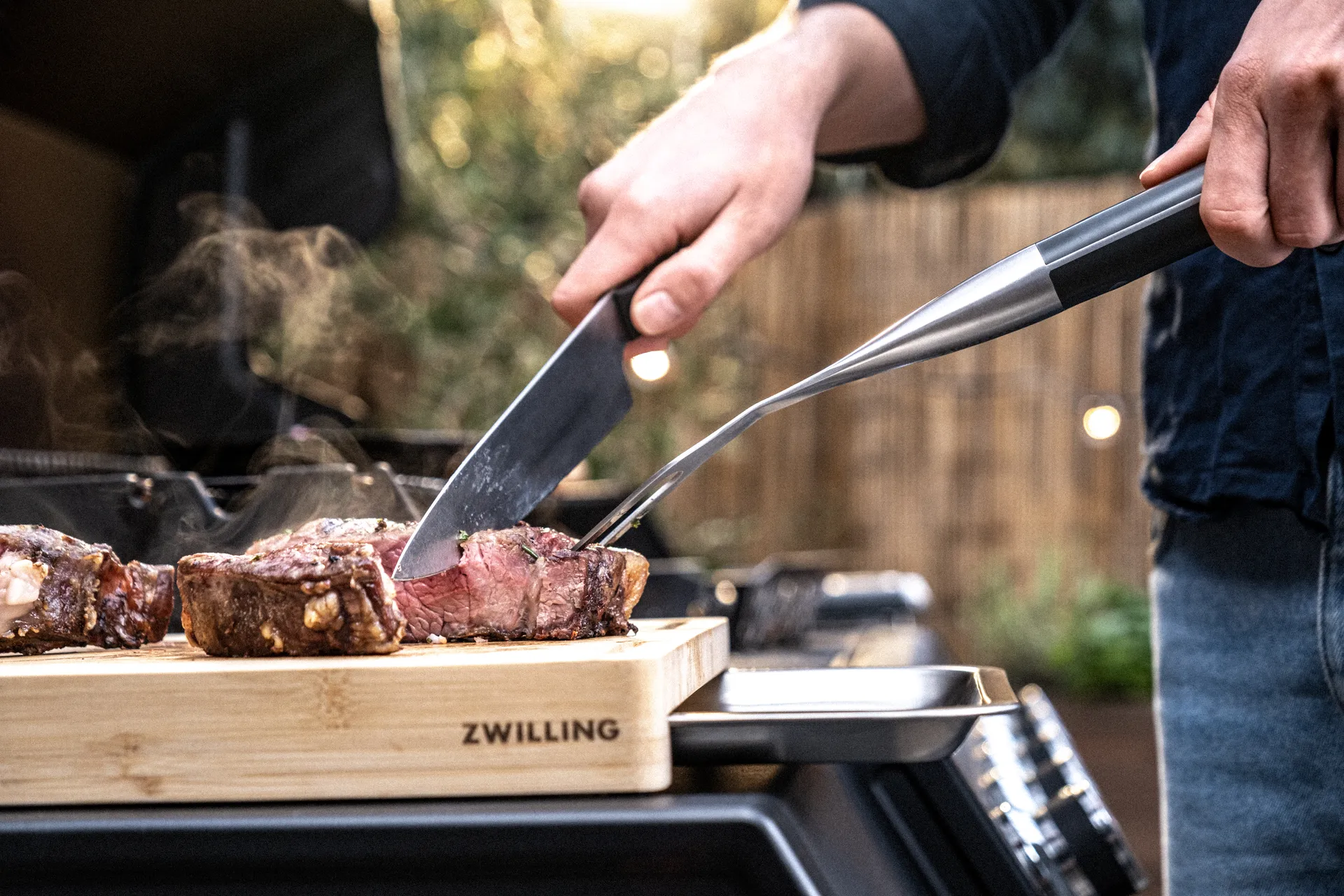 Zwilling BBQ+ garfo de trinchar 41 cm, Preto-aço inoxidável Zwilling