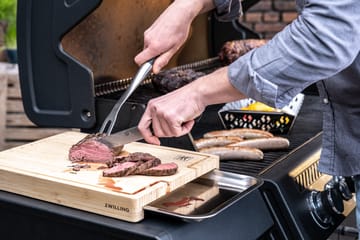 Zwilling BBQ+ tábua de corte bambu bandeja de recolha - 39x30 cm - Zwilling