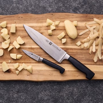 Zwilling Four star conjunto de facas 2 peças - Preto-aço inoxidável - Zwilling
