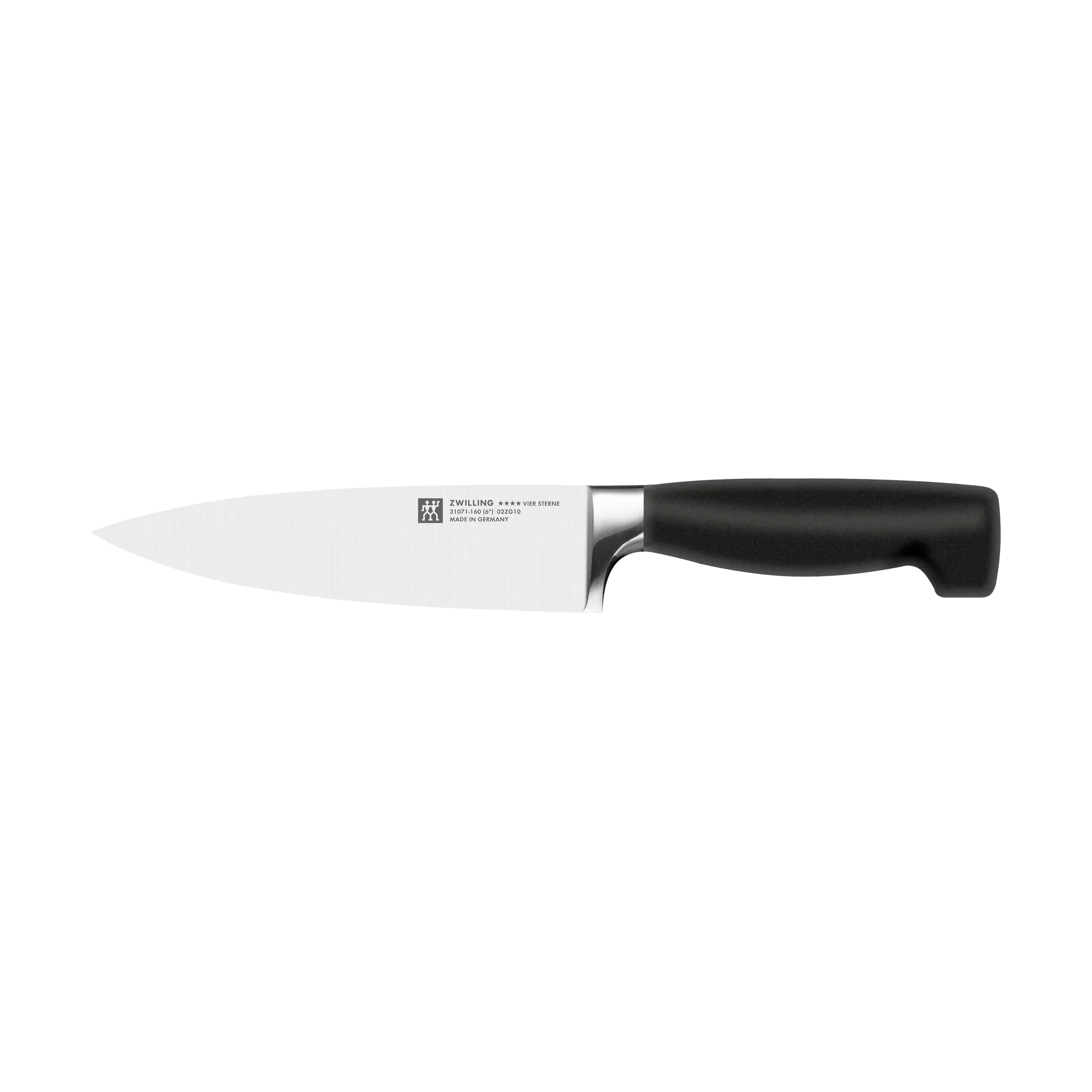 Zwilling Four star faca de chef 16 cm, Preto-aço inoxidável Zwilling