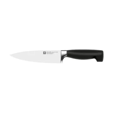 Zwilling Four star faca de chef 16 cm - Preto-aço inoxidável - Zwilling