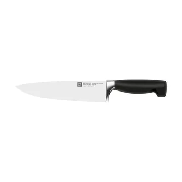 Zwilling Four star faca de chef 20 cm - Preto-aço inoxidável - Zwilling