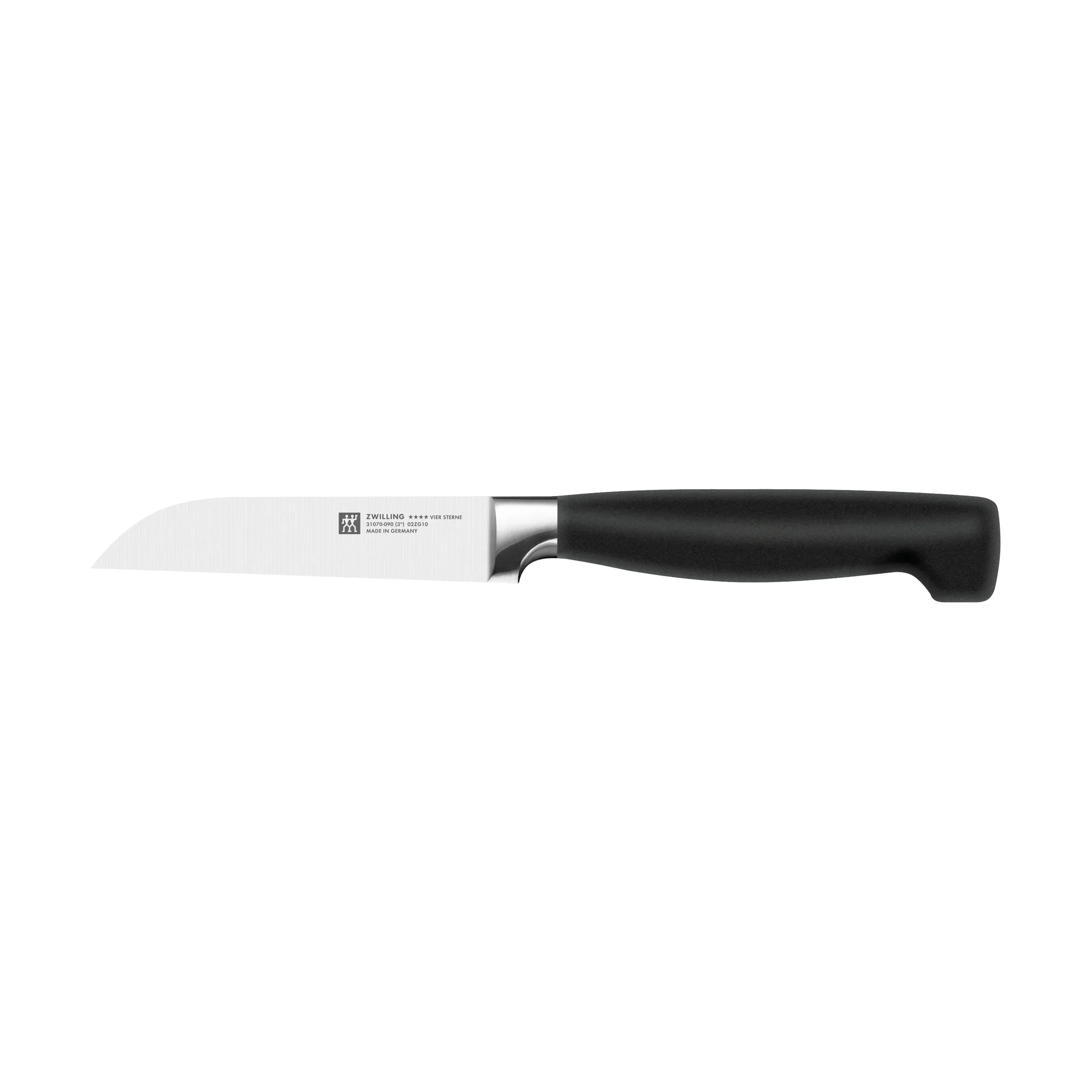 Zwilling Four star faca de legumes 8 cm, Preto-aço inoxidável Zwilling