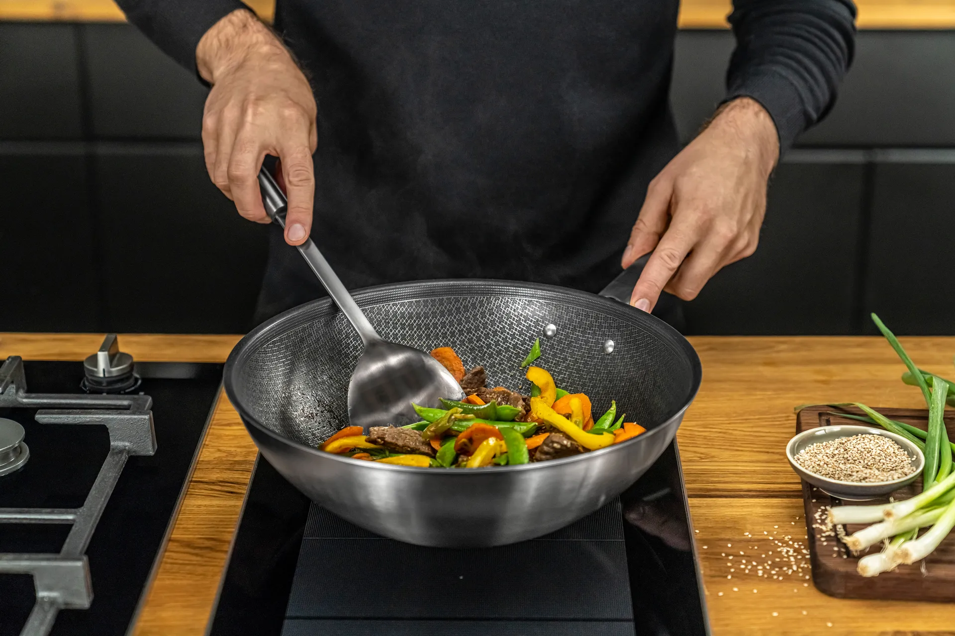 Zwilling Plus joy wok antiaderente Ø30 cm, Aço inoxidável Zwilling