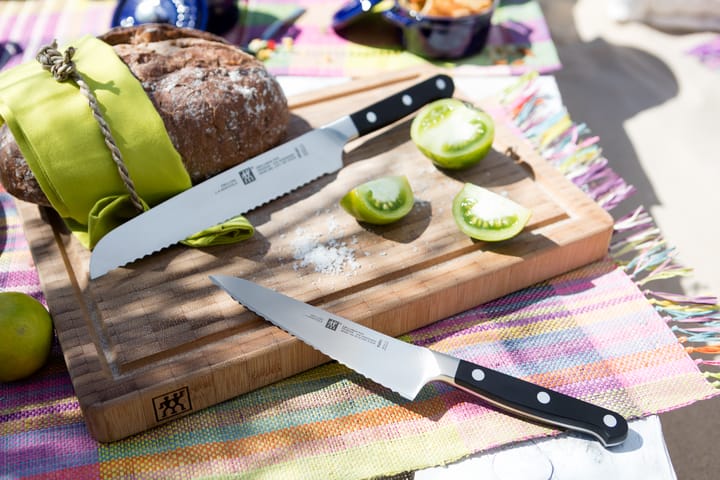 Zwilling Pro faca de chef compacta serrilhada 14 cm, Preto-aço inoxidável Zwilling