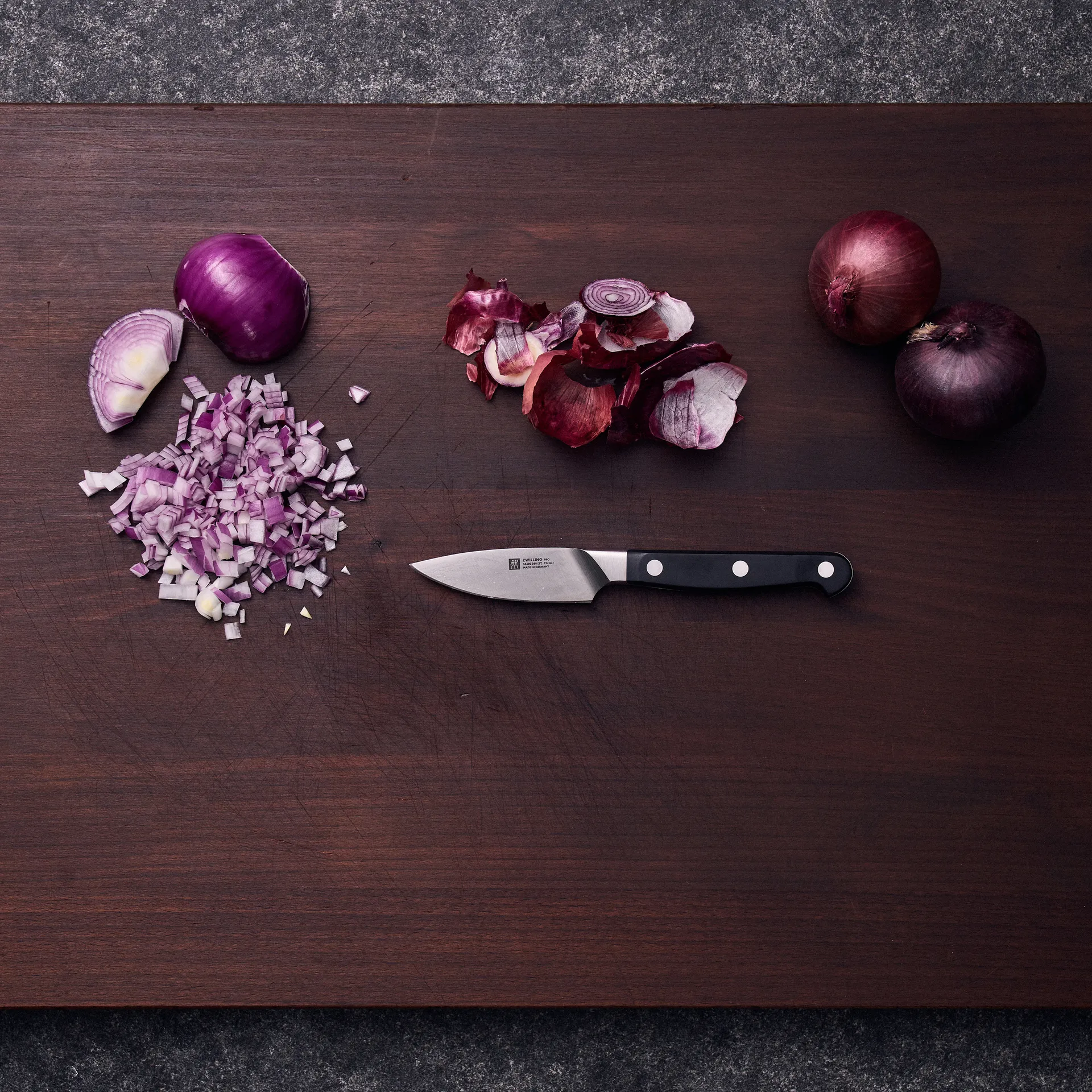 Zwilling Pro faca de descascar 8 cm, Preto-aço inoxidável Zwilling