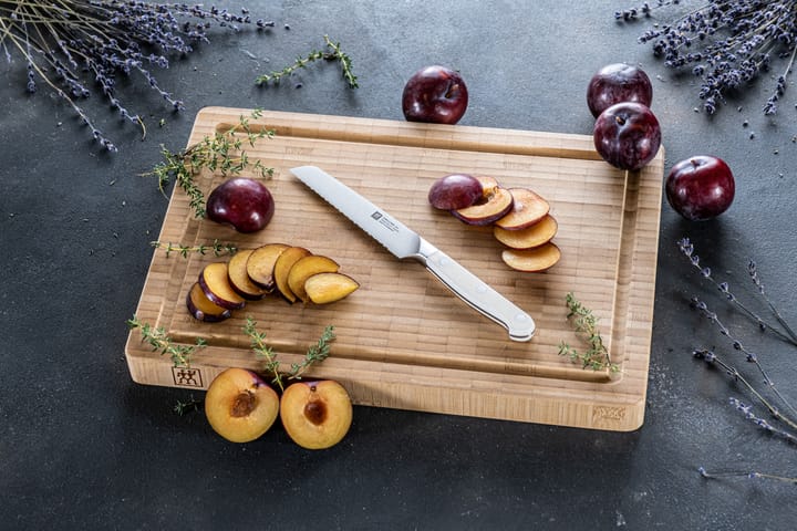 Zwilling pro le blanc faca serrilhada multiusos 13 cm, Branco-aço inoxidável Zwilling