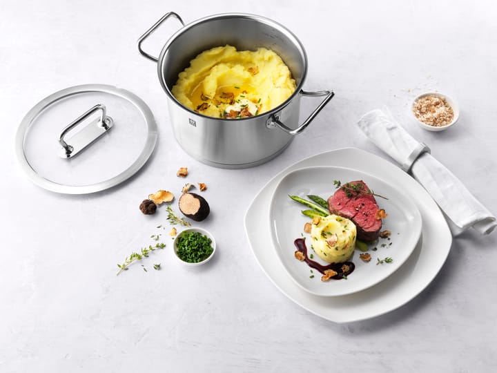 Zwilling pro panela com tampa de vidro em aço inoxidável, 3,1 L Zwilling