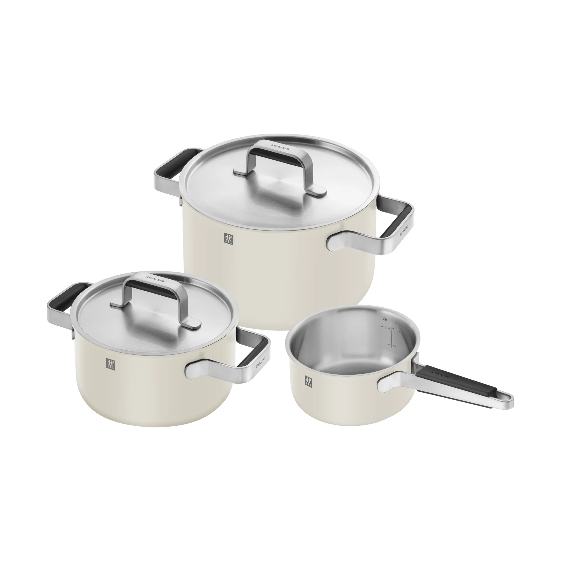 Zwilling Pure conjunto de panelas 5 peças, Marfim Zwilling