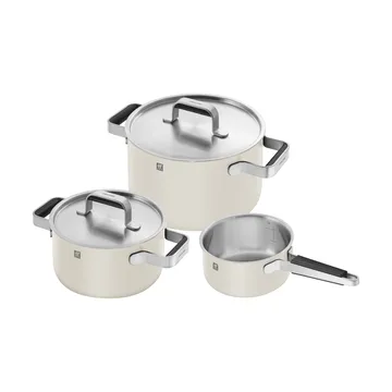 Zwilling Pure conjunto de panelas 5 peças - Marfim - Zwilling