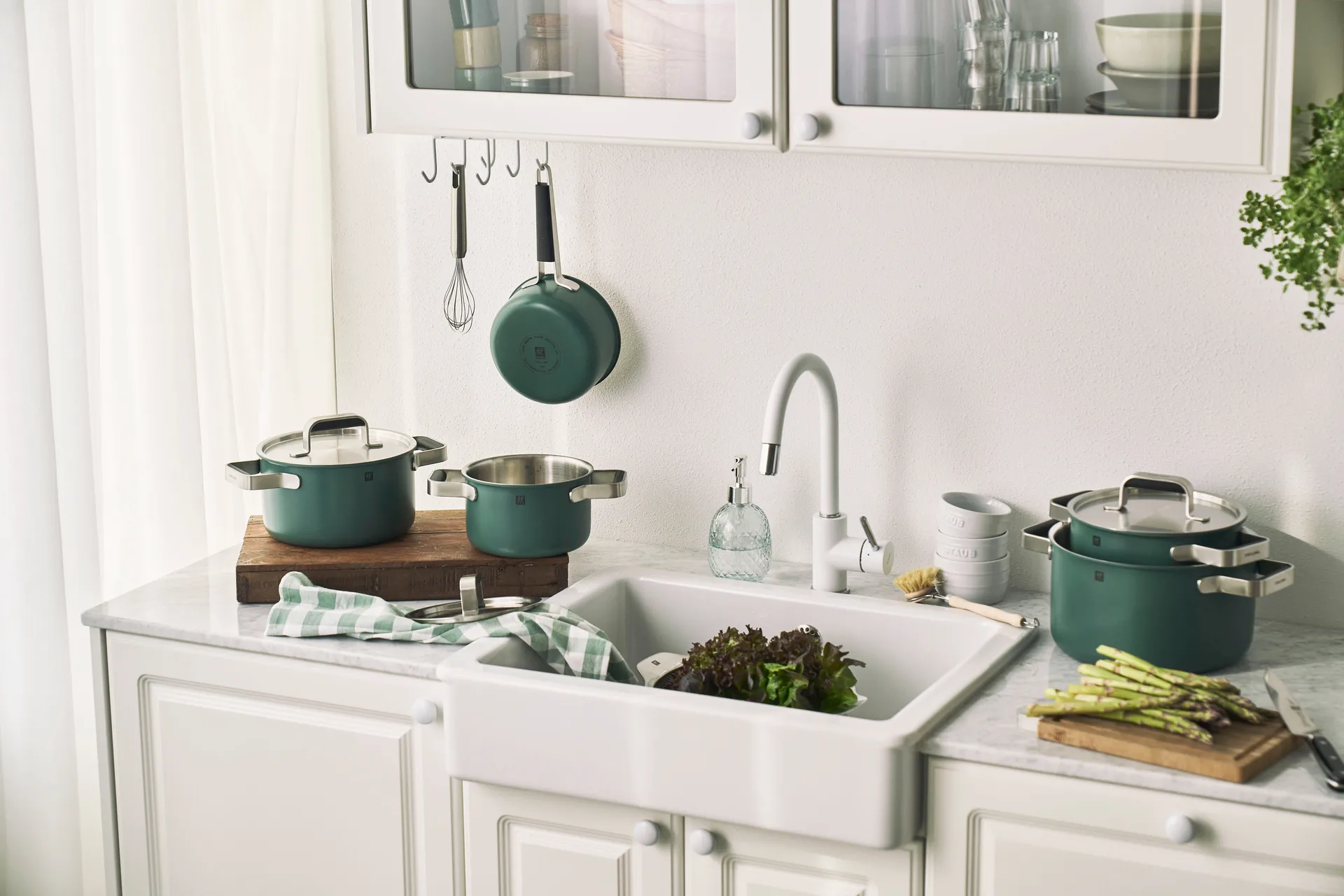 Zwilling Pure conjunto de panelas 5 peças, Verde Zwilling