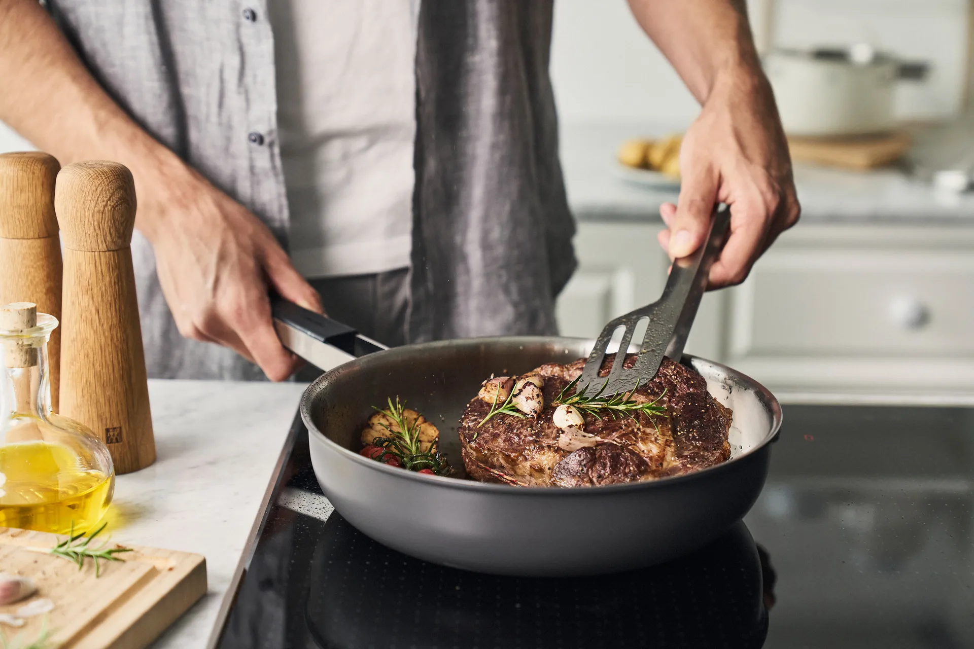 Zwilling Pure frigideira Ø24 cm, Cinza Zwilling