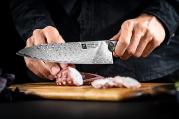 Zwilling Tanrei faca de chef Gyutoh 20 cm - Damasco-preto - Zwilling