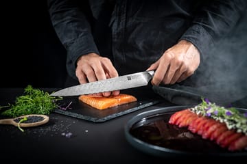 Zwilling Tanrei faca de filé 23 cm - Damasco-preto - Zwilling