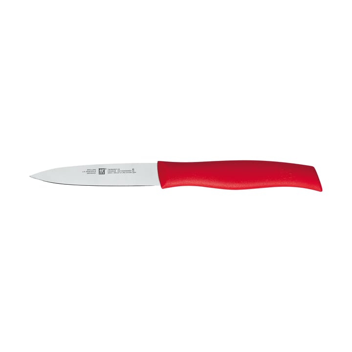 Zwilling Twin grip faca de legumes pontiaguda 9 cm - Vermelho-aço inoxidável - Zwilling