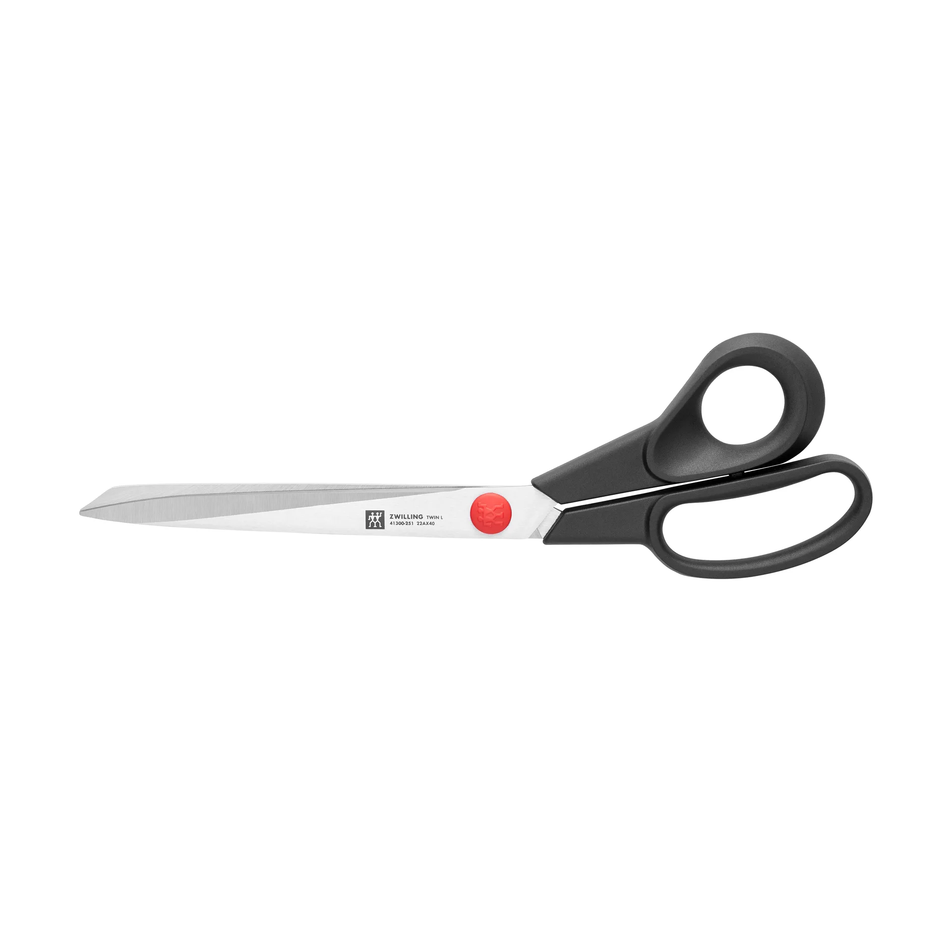 Zwilling Twin L tesoura de alfaiate preta, 25 cm Zwilling